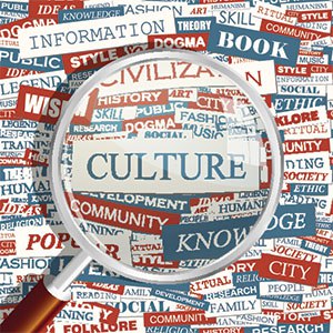 age of magnifying glass highlighting culture