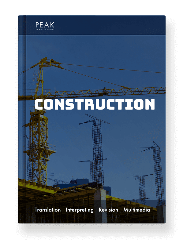 Construction Translation Services