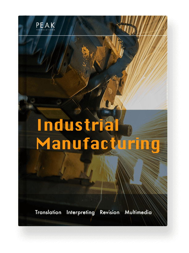 Industrial Manufacturing Peak Translations